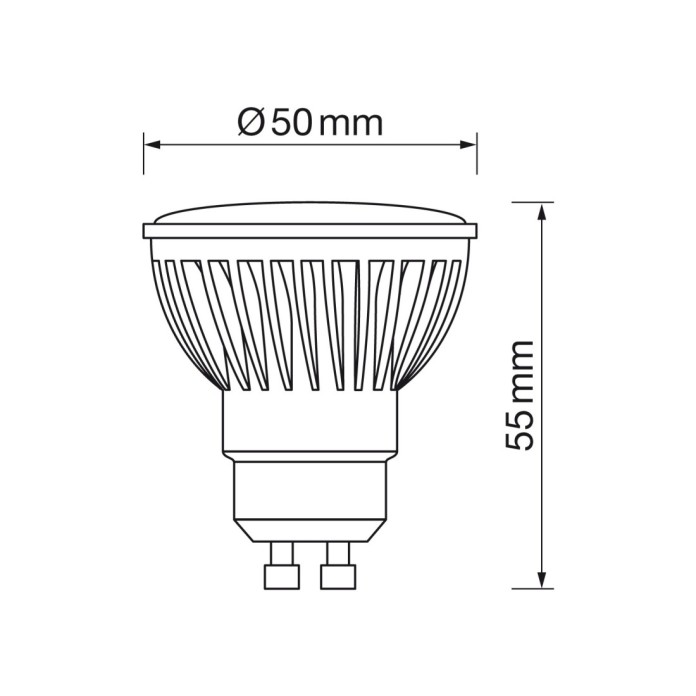 GU10 8W led cerámica 4000k