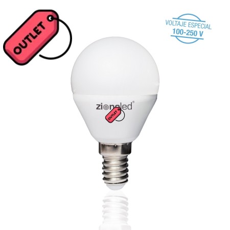 Esférica E14 6W led 3000k