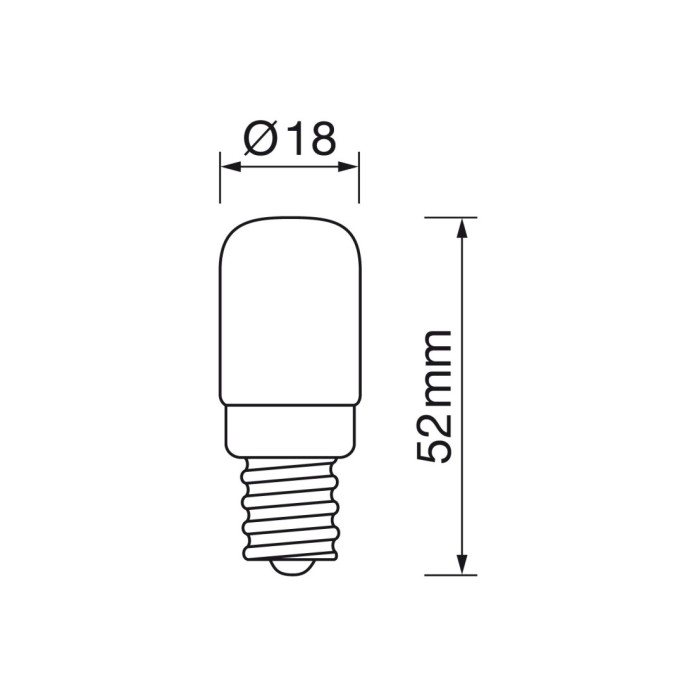 Pebetero E14 3W led 3000K