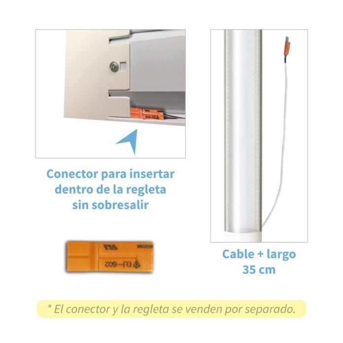 Conector para regleta