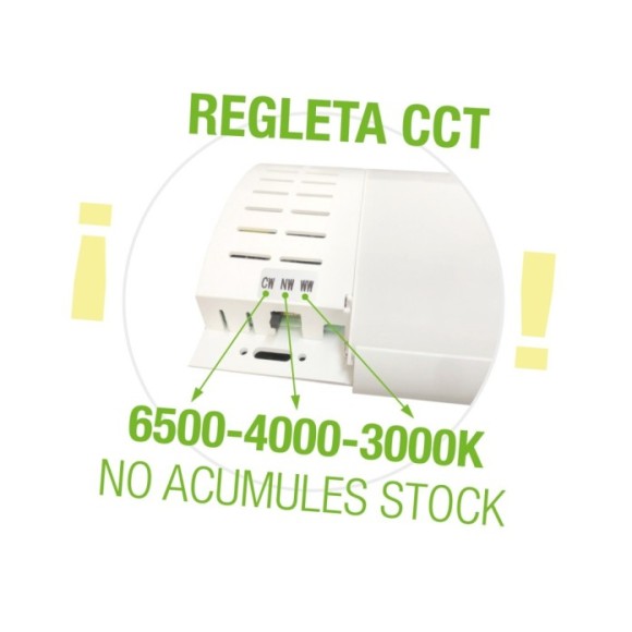 Regleta 40W led CCT