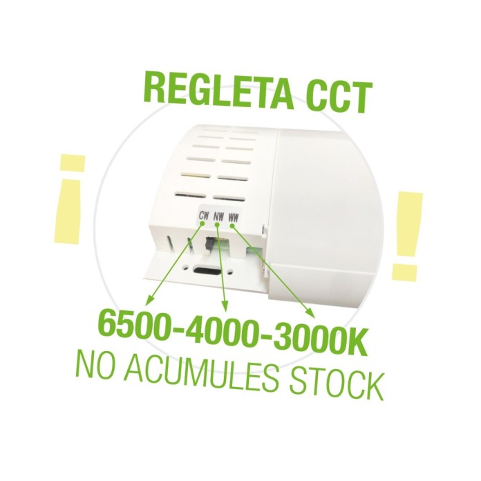 Regleta 50W led CCT