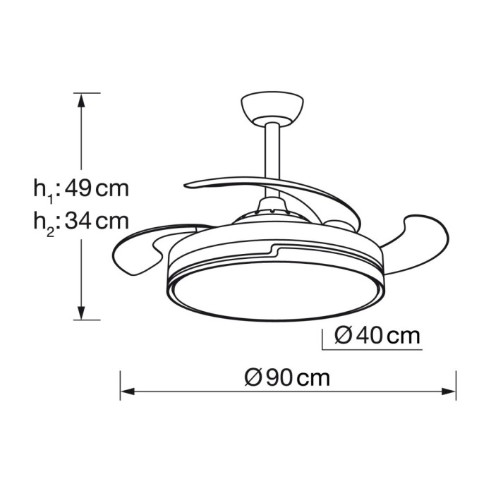Ventilador  Minidestroy DIMABLE Y CCT