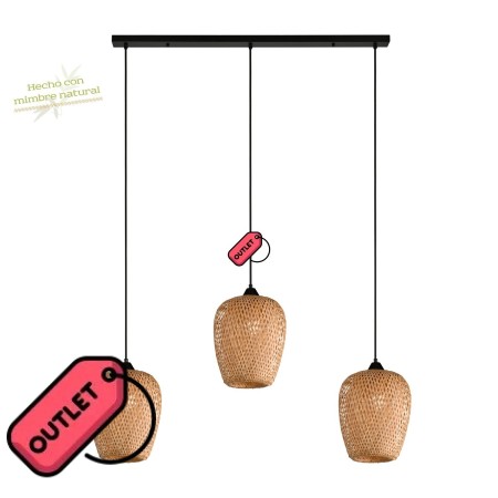 Lámpara colgante3xE27