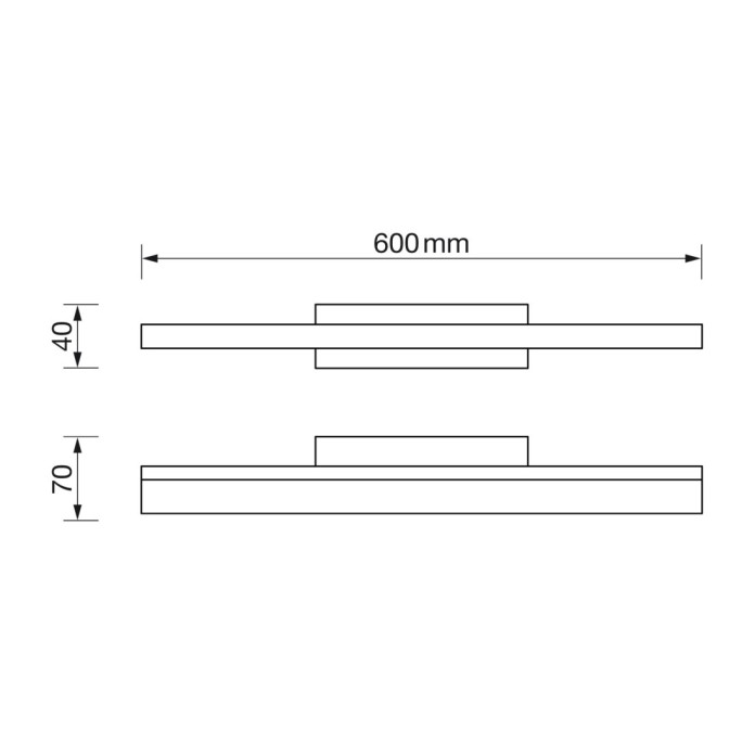 Aplique de baño 15W 4500K