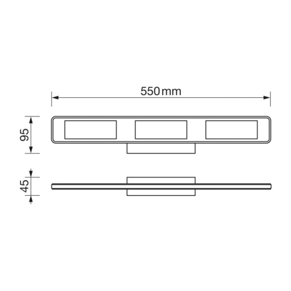 Aplique de baño 18W 4500K
