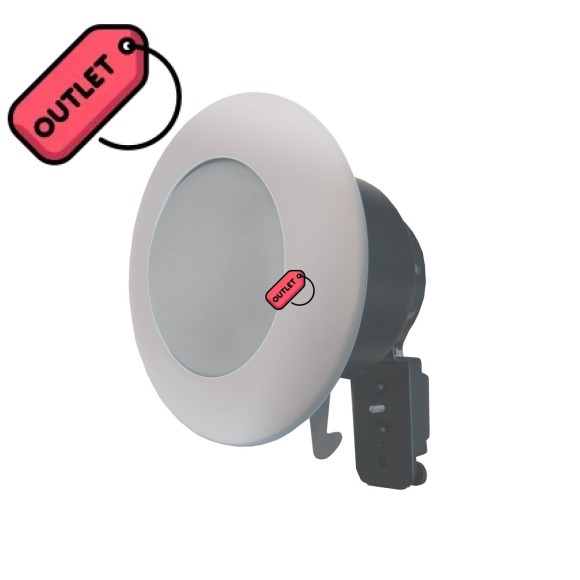 Empotrable baño MR16 Plata