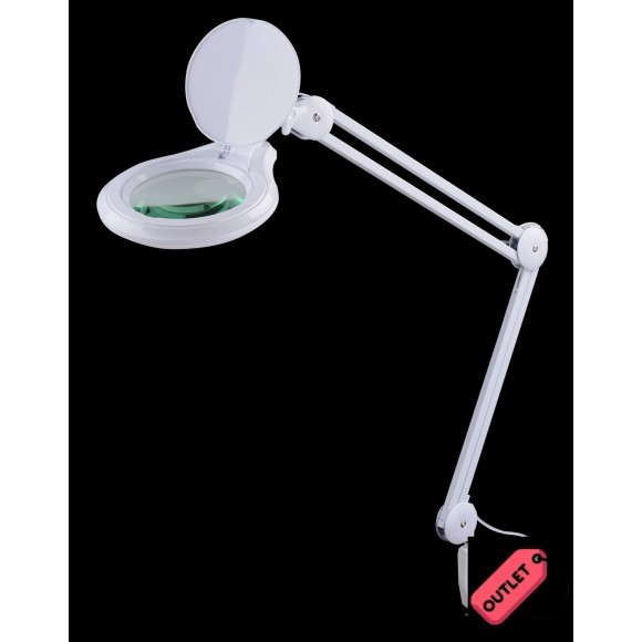 FLEXO LED LUPA 14W PINZA BLANCO