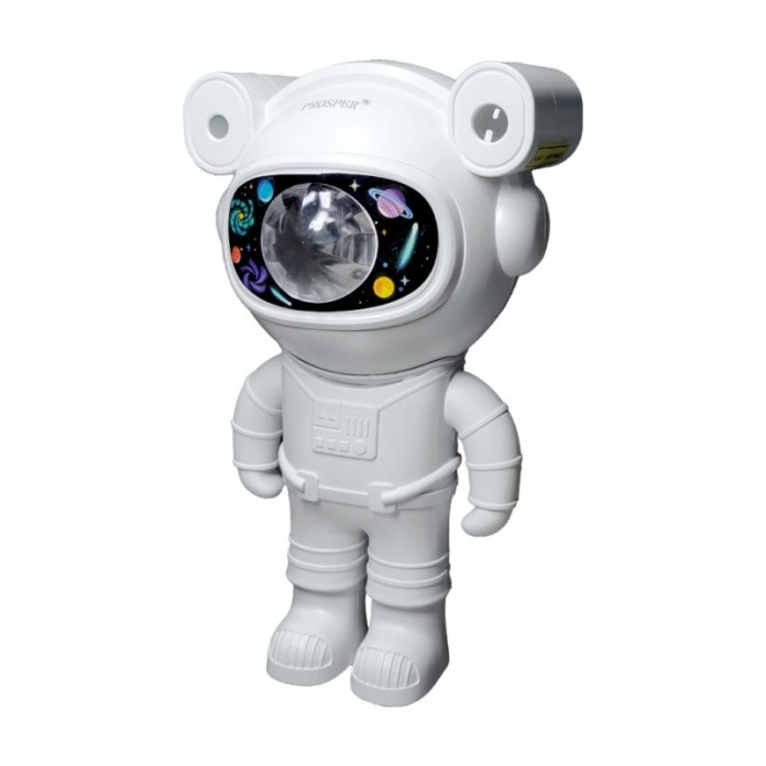 PROYECTOR ASTRONAUTA BLANCO CON ALTAVOZ