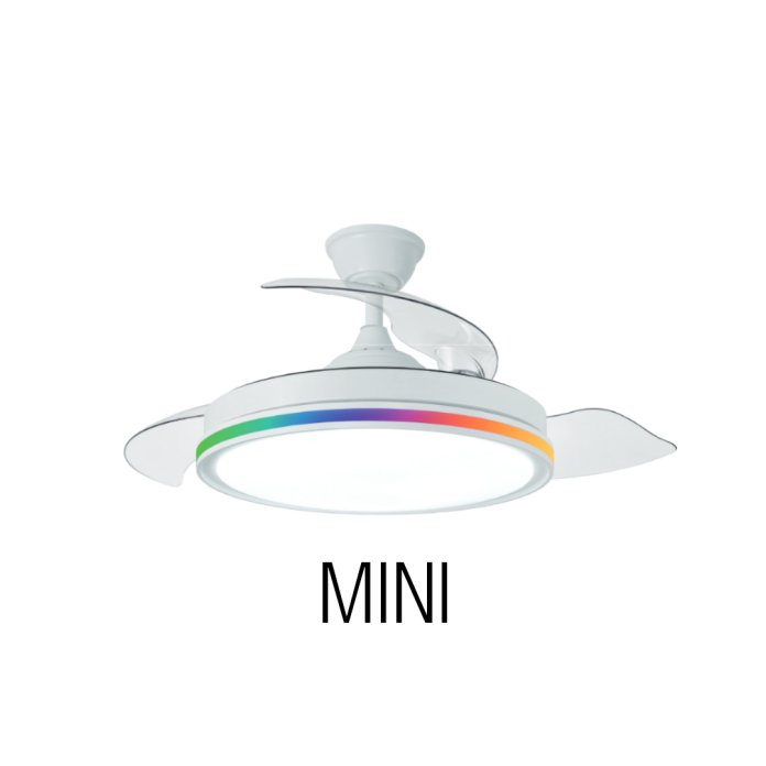 Ventilador Mini Play DIMABLE CCT Y RGB