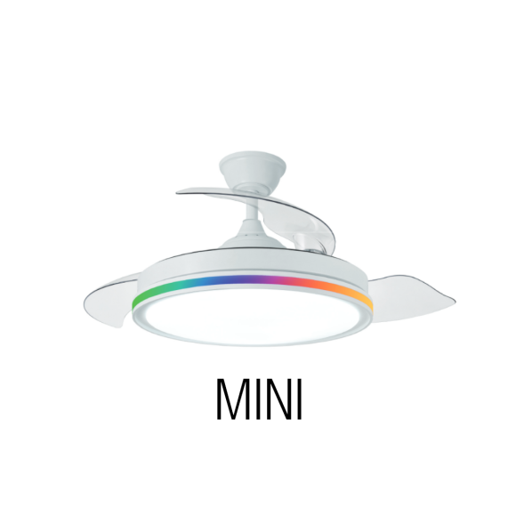 Ventilador Mini Play DIMABLE CCT Y RGB