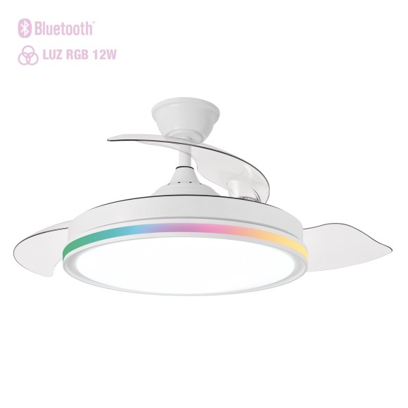 Ventilador Play DIMABLE CCT Y RGB