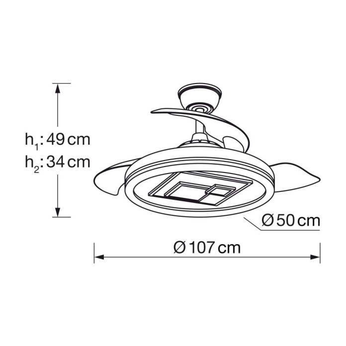 Ventilador Fashion DIMABLE Y CCT