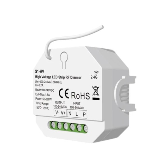 Controlador y regulador para tira de led