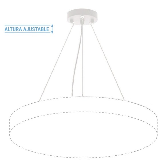 BASE + CABLE PARA PLAFÓN ZOOM