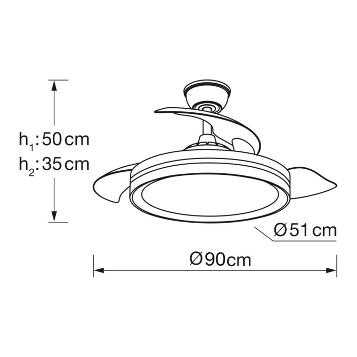 Ventilador Mini Play DIMABLE CCT Y RGB