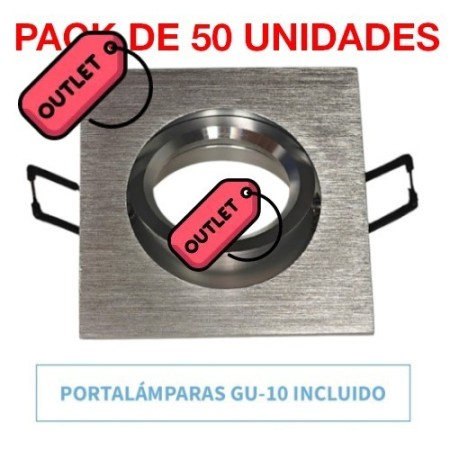 EMPOTRABLE CUADRADO BASCULANTE ALUMINIO